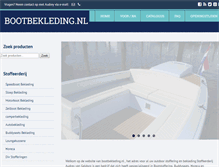 Tablet Screenshot of bootbekleding.nl